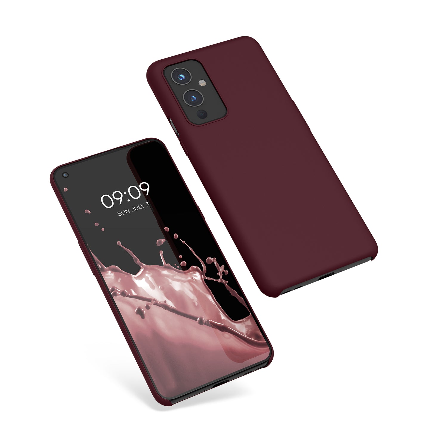 kwmobile Phone Case for OnePlus 9 (EU/NA Version) Case - Silicone - Wireless Charging - Protective Cover