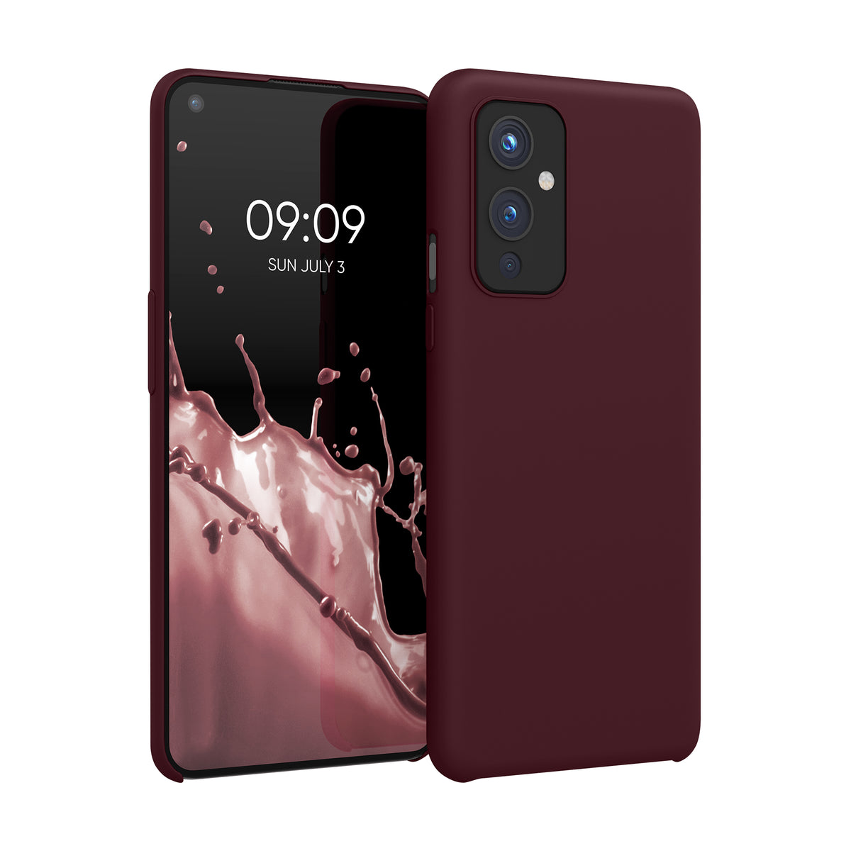 kwmobile Phone Case for OnePlus 9 (EU/NA Version) Case - Silicone - Wireless Charging - Protective Cover