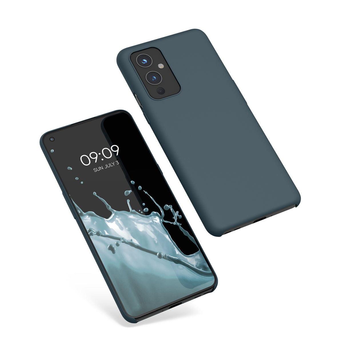 kwmobile Phone Case for OnePlus 9 (EU/NA Version) Case - Silicone - Wireless Charging - Protective Cover