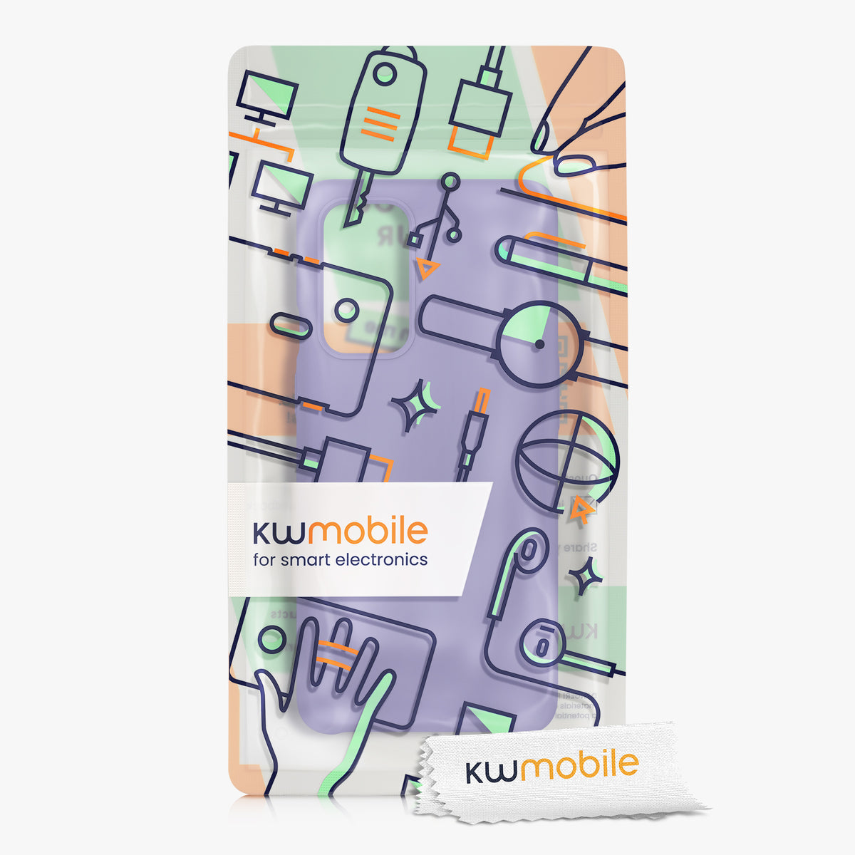 kwmobile Phone Case for OnePlus 9 (EU/NA Version) Case - Silicone - Wireless Charging - Protective Cover