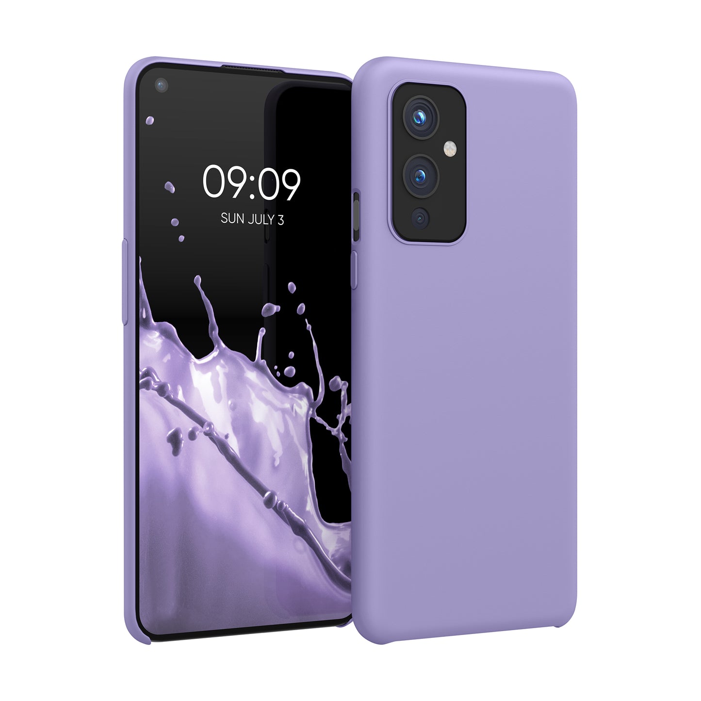 kwmobile Phone Case for OnePlus 9 (EU/NA Version) Case - Silicone - Wireless Charging - Protective Cover