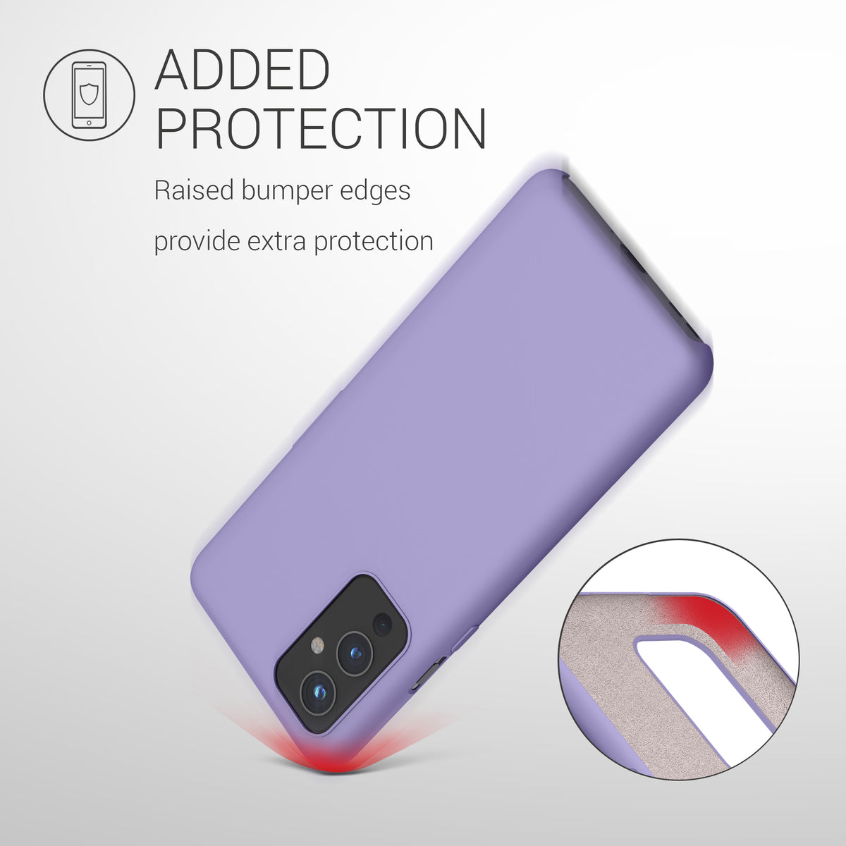 kwmobile Phone Case for OnePlus 9 (EU/NA Version) Case - Silicone - Wireless Charging - Protective Cover