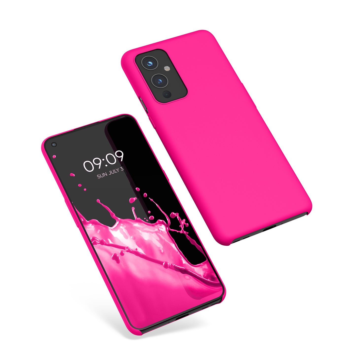 kwmobile Phone Case for OnePlus 9 (EU/NA Version) Case - Silicone - Wireless Charging - Protective Cover