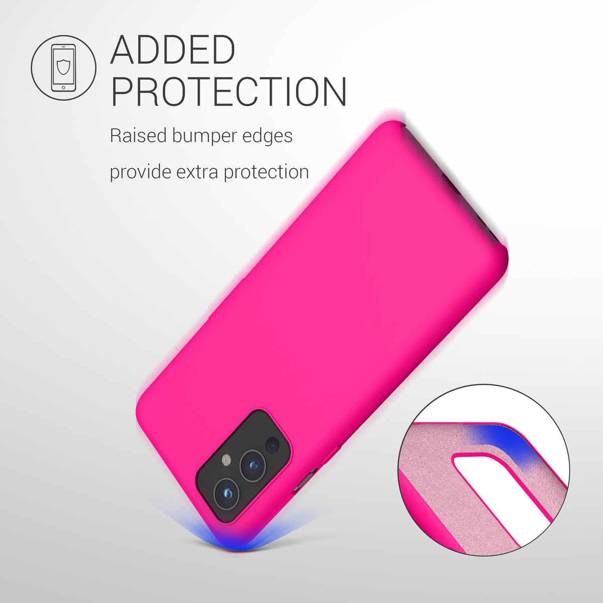 kwmobile Phone Case for OnePlus 9 (EU/NA Version) Case - Silicone - Wireless Charging - Protective Cover