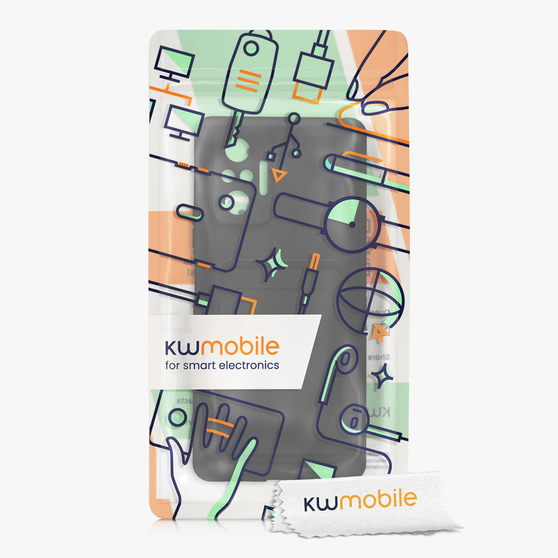kwmobile Phone Case compatible with Xiaomi Redmi Note 10 Pro Case - Phone Cover with Card Slot