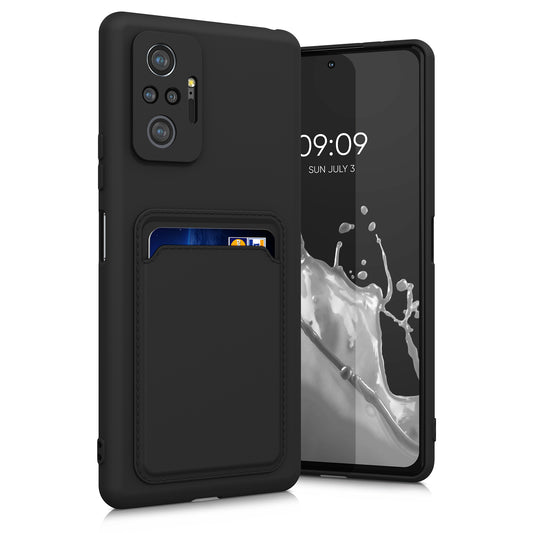 kwmobile Phone Case compatible with Xiaomi Redmi Note 10 Pro Case - Phone Cover with Card Slot