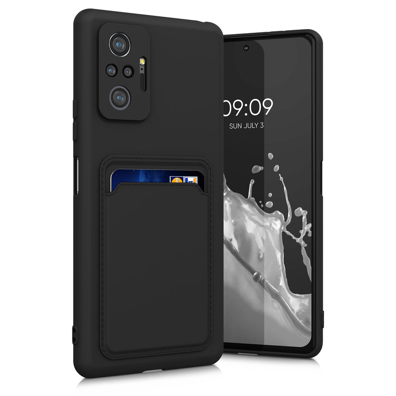 kwmobile Phone Case compatible with Xiaomi Redmi Note 10 Pro Case - Phone Cover with Card Slot