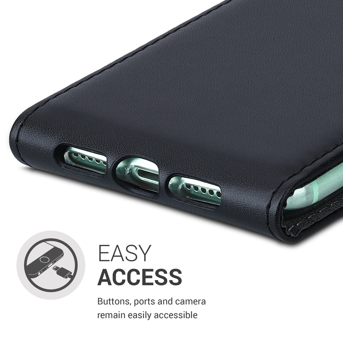kwmobile Cover compatible with Apple iPhone 11 - Flip Case