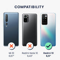 kwmobile Phone Case for Xiaomi Redmi 10 (2021 / 2022) Case - Wireless Charging - Protective Cover