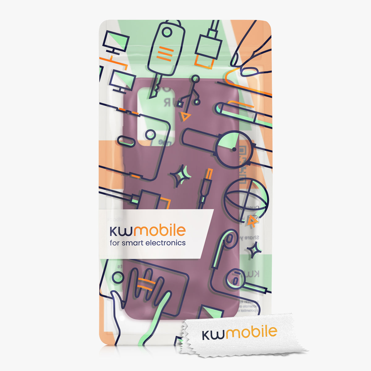 kwmobile Phone Case for Xiaomi Redmi 10 (2021 / 2022) Case - Wireless Charging - Protective Cover