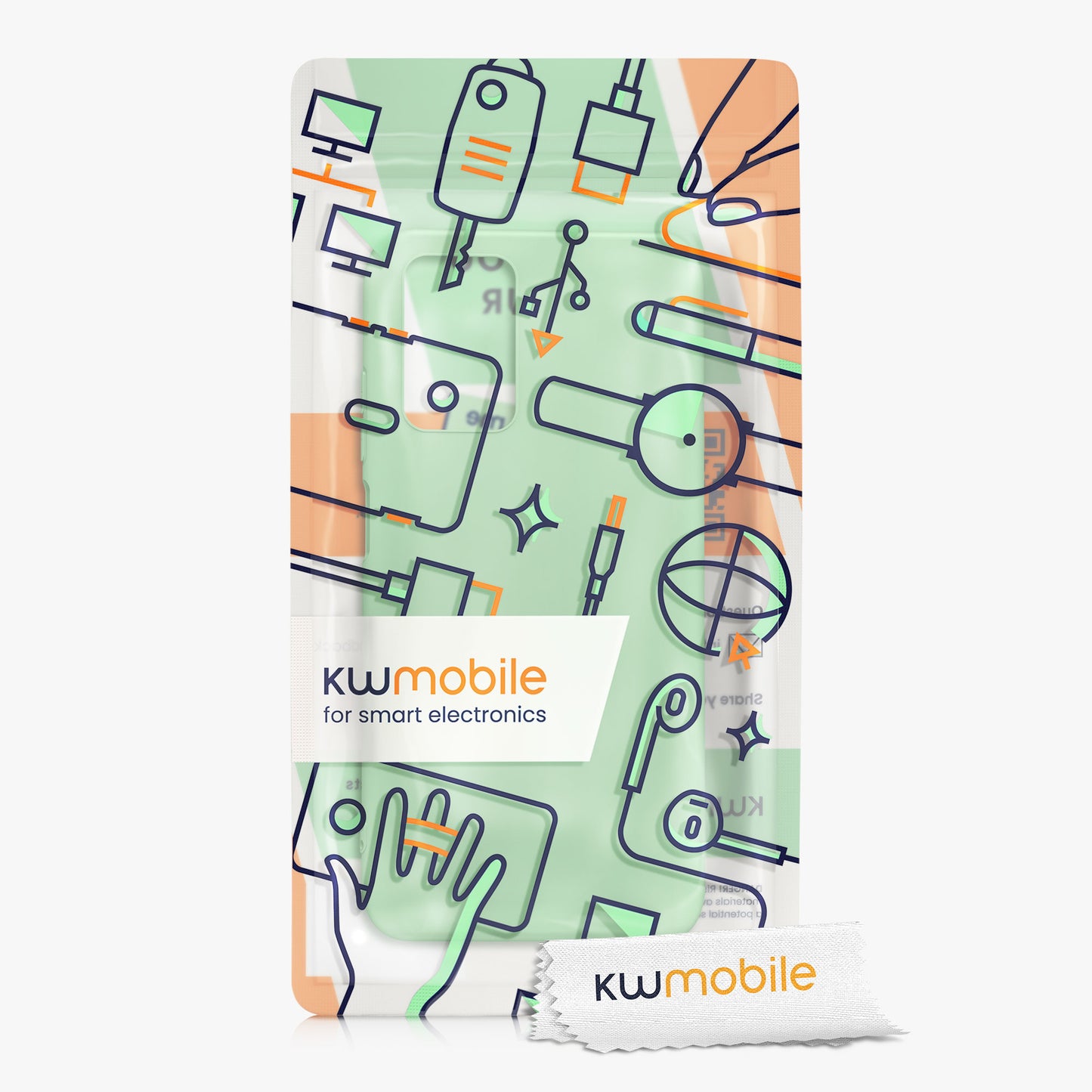 kwmobile Phone Case for Xiaomi Redmi 10 (2021 / 2022) Case - Wireless Charging - Protective Cover