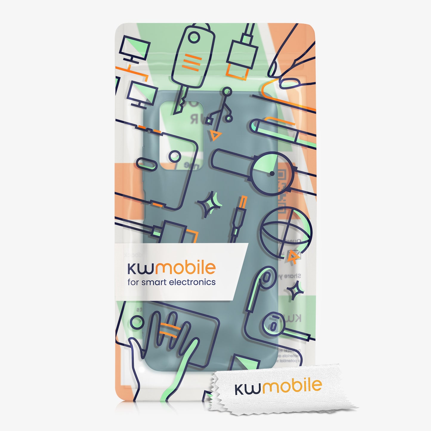 kwmobile Phone Case for Xiaomi Redmi 10 (2021 / 2022) Case - Wireless Charging - Protective Cover