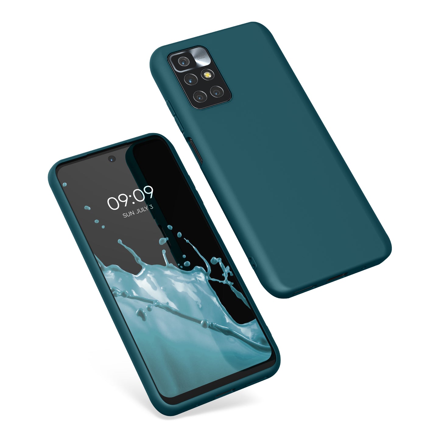 kwmobile Phone Case for Xiaomi Redmi 10 (2021 / 2022) Case - Wireless Charging - Protective Cover