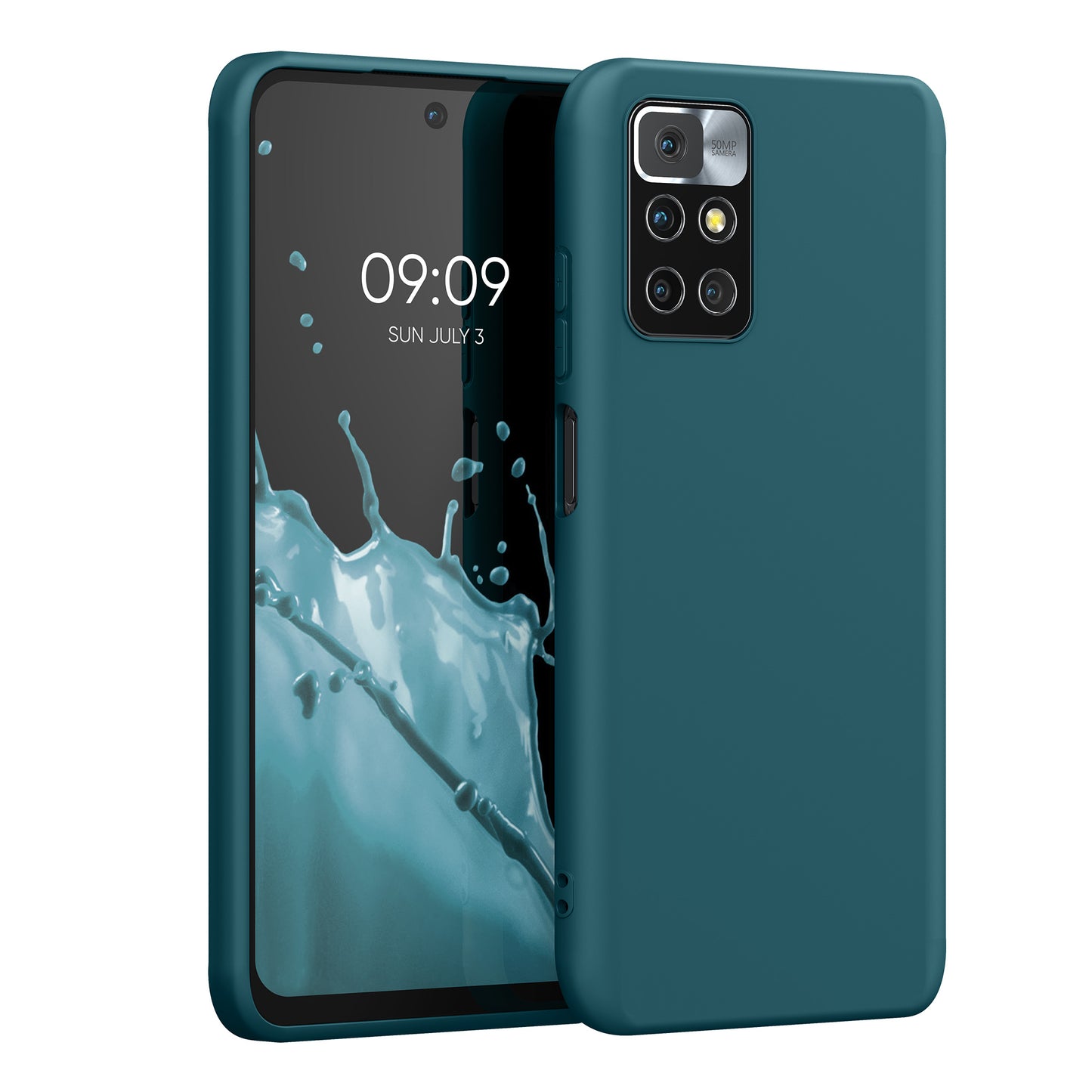 kwmobile Phone Case for Xiaomi Redmi 10 (2021 / 2022) Case - Wireless Charging - Protective Cover