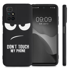 Xiaomi Redmi 10 (2021 / 2022) Silicone Phone Case Don't Touch My Phone