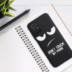 Xiaomi Redmi 10 (2021 / 2022) Silicone Phone Case Don't Touch My Phone