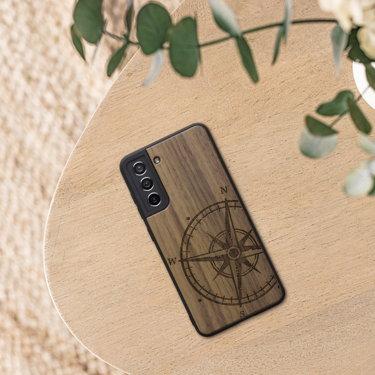kwmobile Case Compatible with Samsung Galaxy S21 FE - Phone Cover - TPU Phone Case in Rising Sun