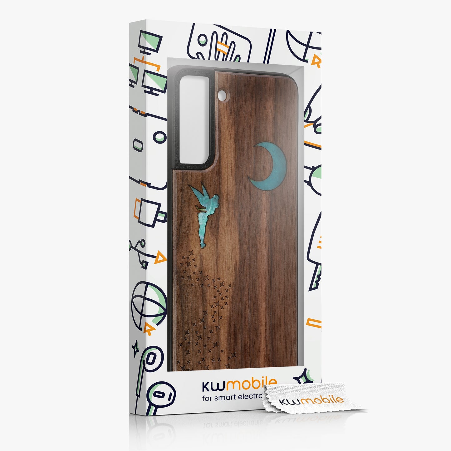 kwmobile Case Compatible with Samsung Galaxy S21 FE - Phone Cover - TPU Phone Case in Rising Sun