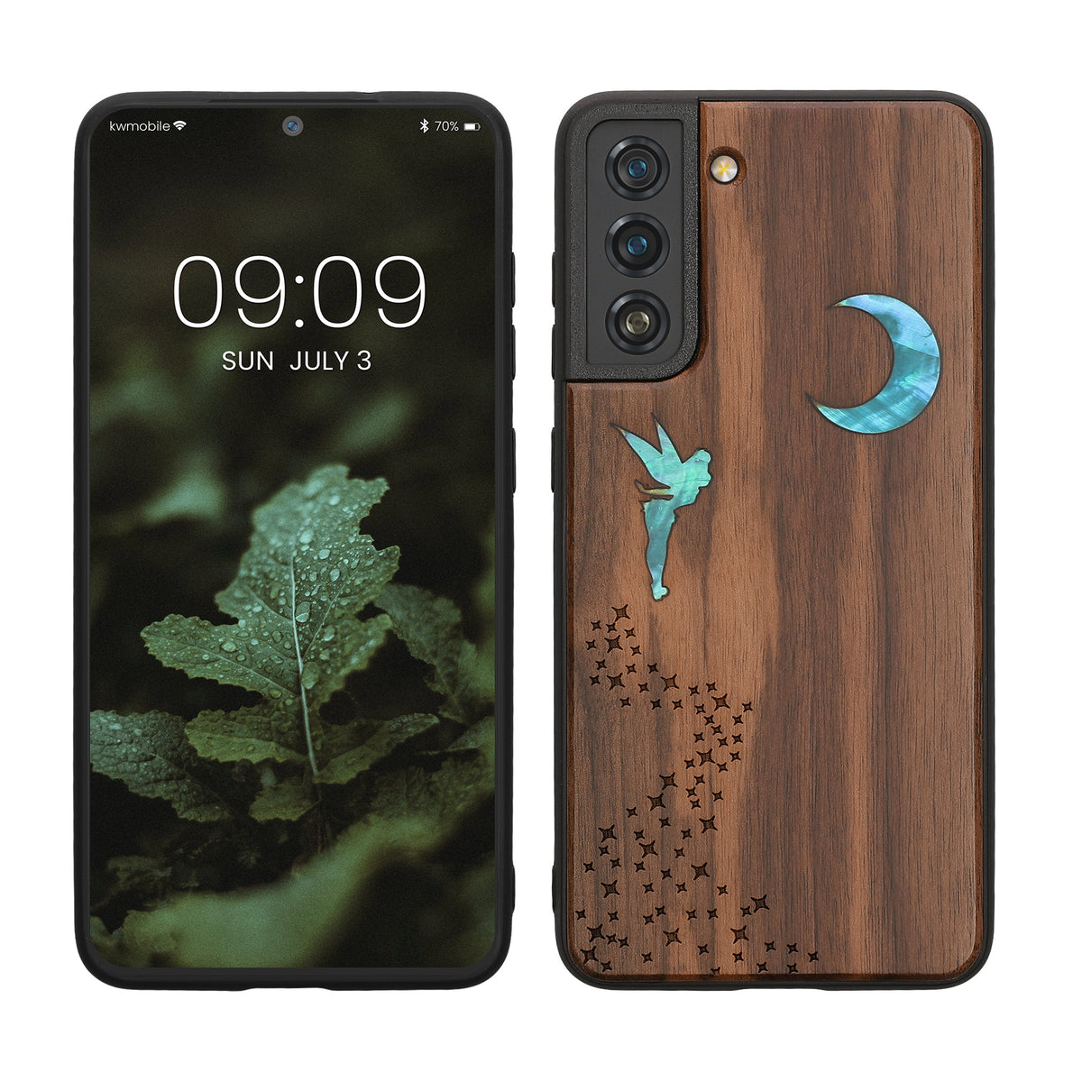 kwmobile Case Compatible with Samsung Galaxy S21 FE - Phone Cover - TPU Phone Case in Rising Sun