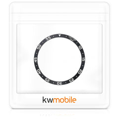 kwmobile Schutzring kompatibel mit Samsung Galaxy Watch 4 Classic Fitnesstracker - Bezel Ring Lünette in Silber