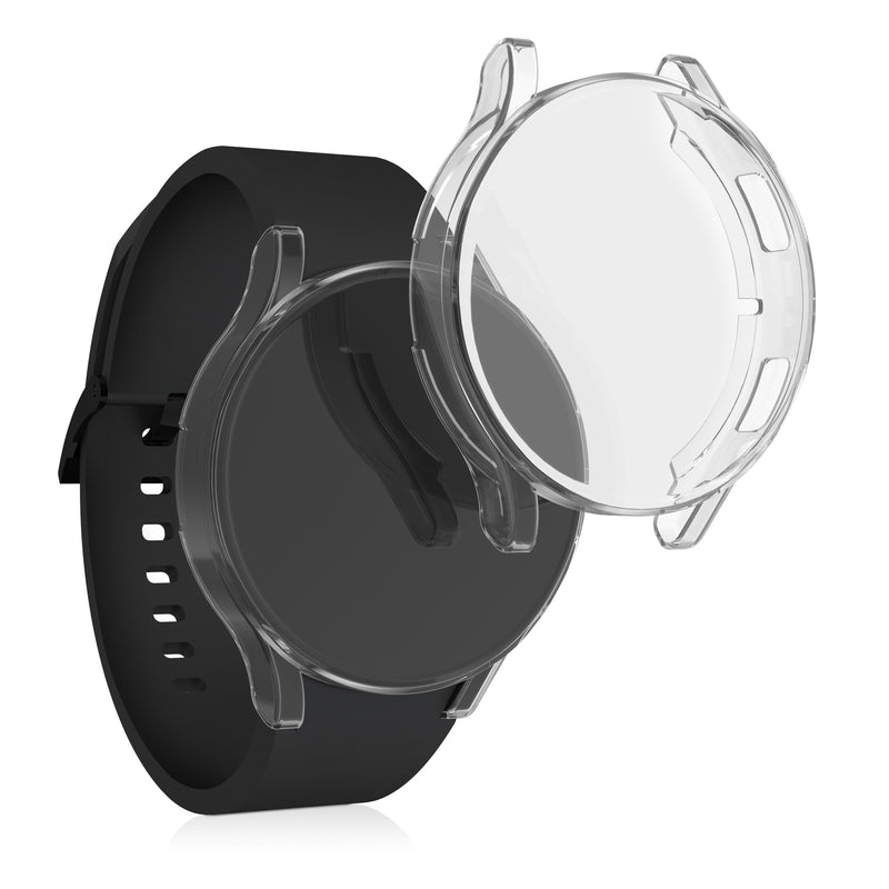 kwmobile Protective Cover for Samsung Galaxy Watch 4 Fullbody Display Cover Set