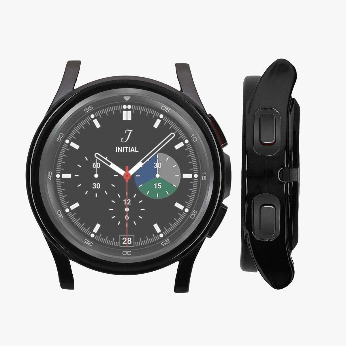 kwmobile Protective Cover for Samsung Galaxy Watch 4 Fullbody Display Cover Set
