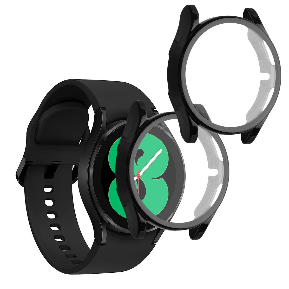 kwmobile Protective Cover for Samsung Galaxy Watch 4 Fullbody Display Cover Set