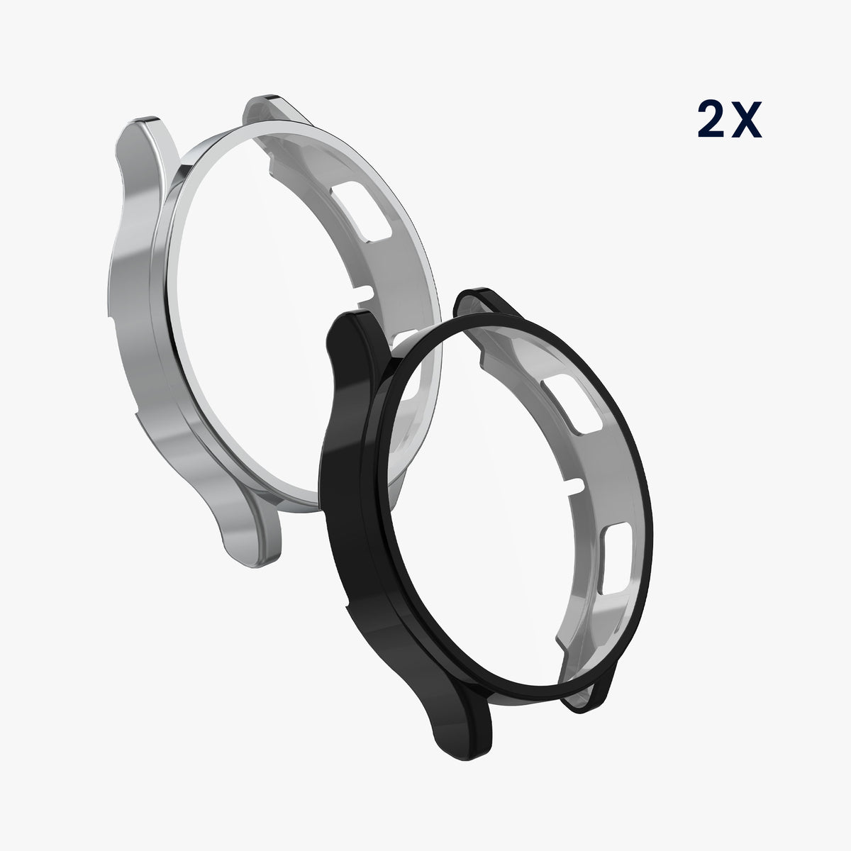 kwmobile Protective Cover for Samsung Galaxy Watch 4 Fullbody Display Cover Set