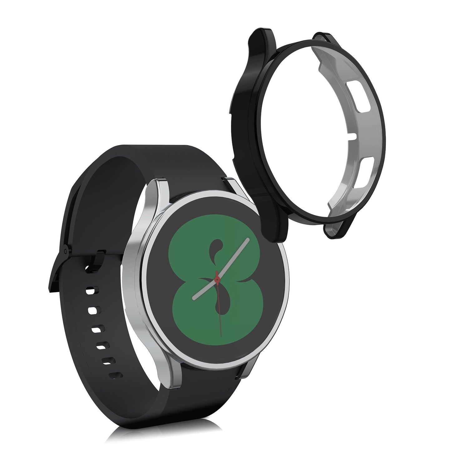 kwmobile Protective Cover for Samsung Galaxy Watch 4 Fullbody Display Cover Set