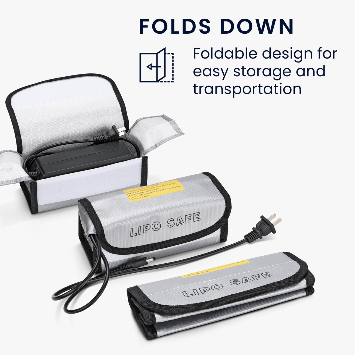 LiPo Battery Pouch 18.5 x 7.5 x 6 cm