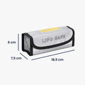 LiPo Battery Pouch 18.5 x 7.5 x 6 cm
