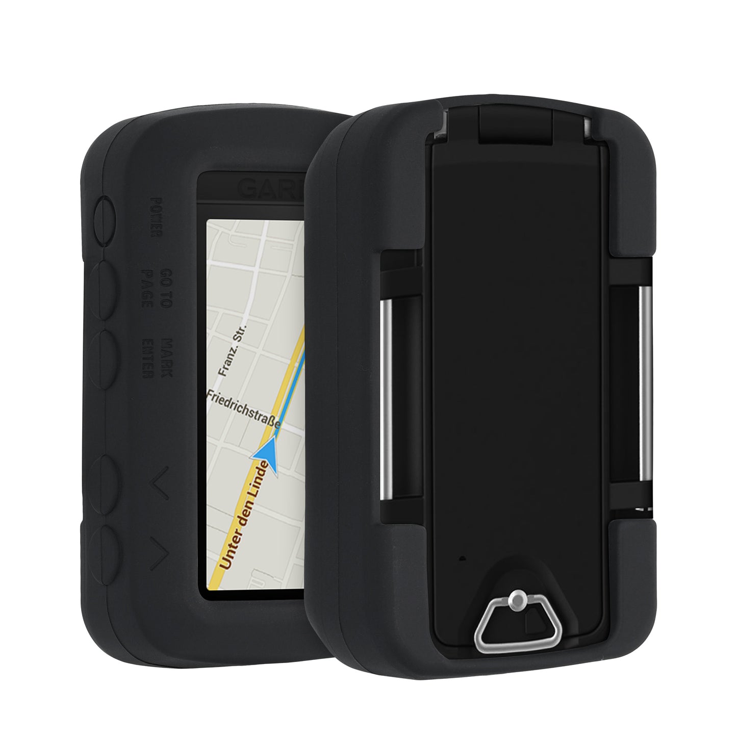 kwmobile Hülle für Garmin Foretrex 601 / 701 Schutzhülle - Hülle für GPS Handgerät - Case in Schwarz Schwarz  