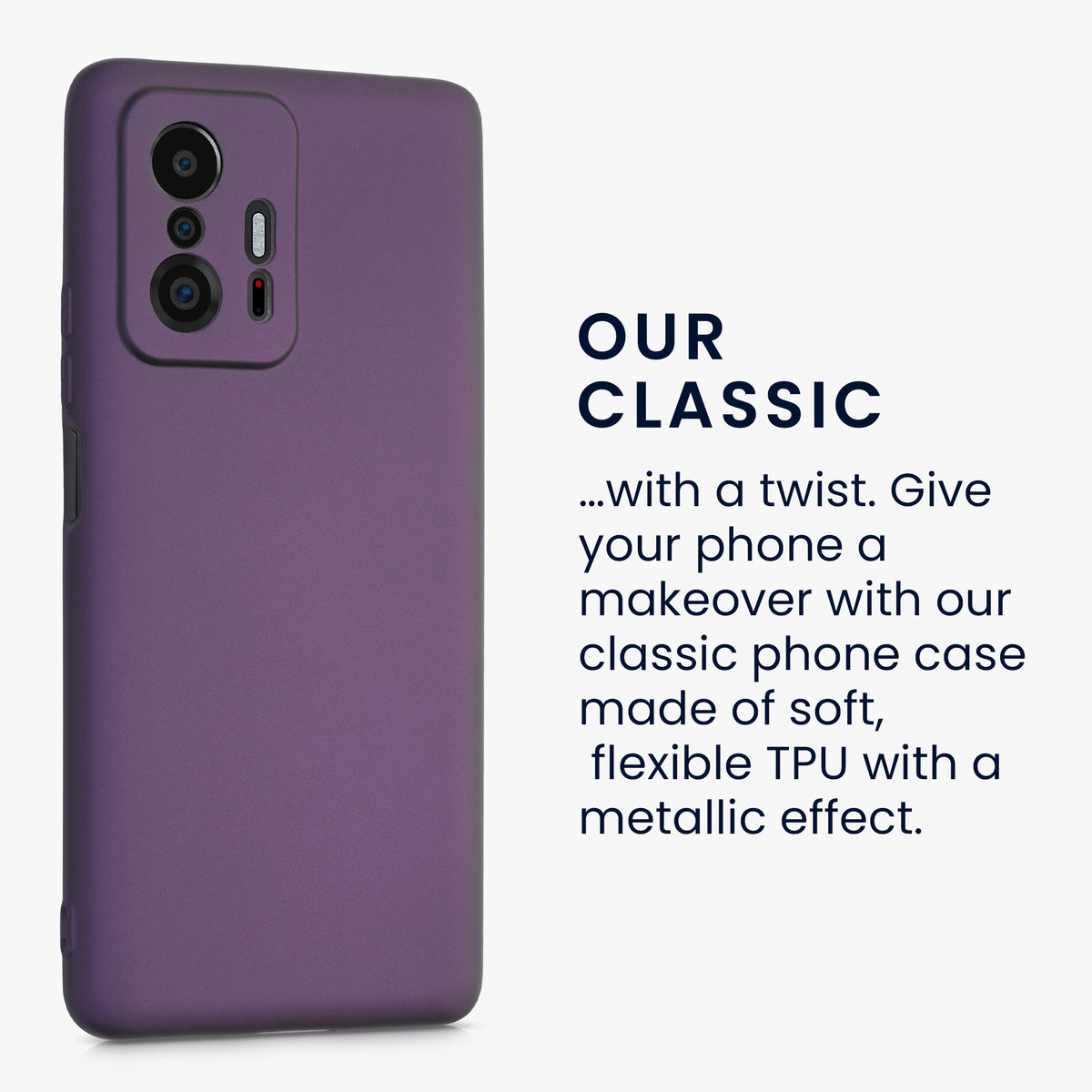kwmobile Phone Case for Xiaomi 11T / 11T Pro Silicone Case Protective Cover