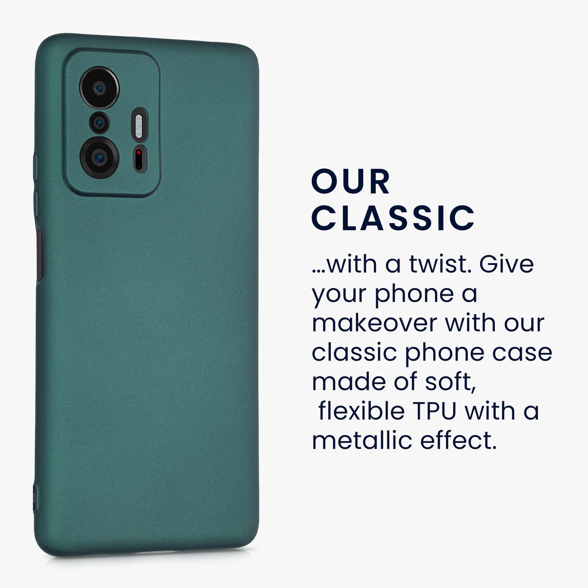 kwmobile Phone Case for Xiaomi 11T / 11T Pro Silicone Case Protective Cover