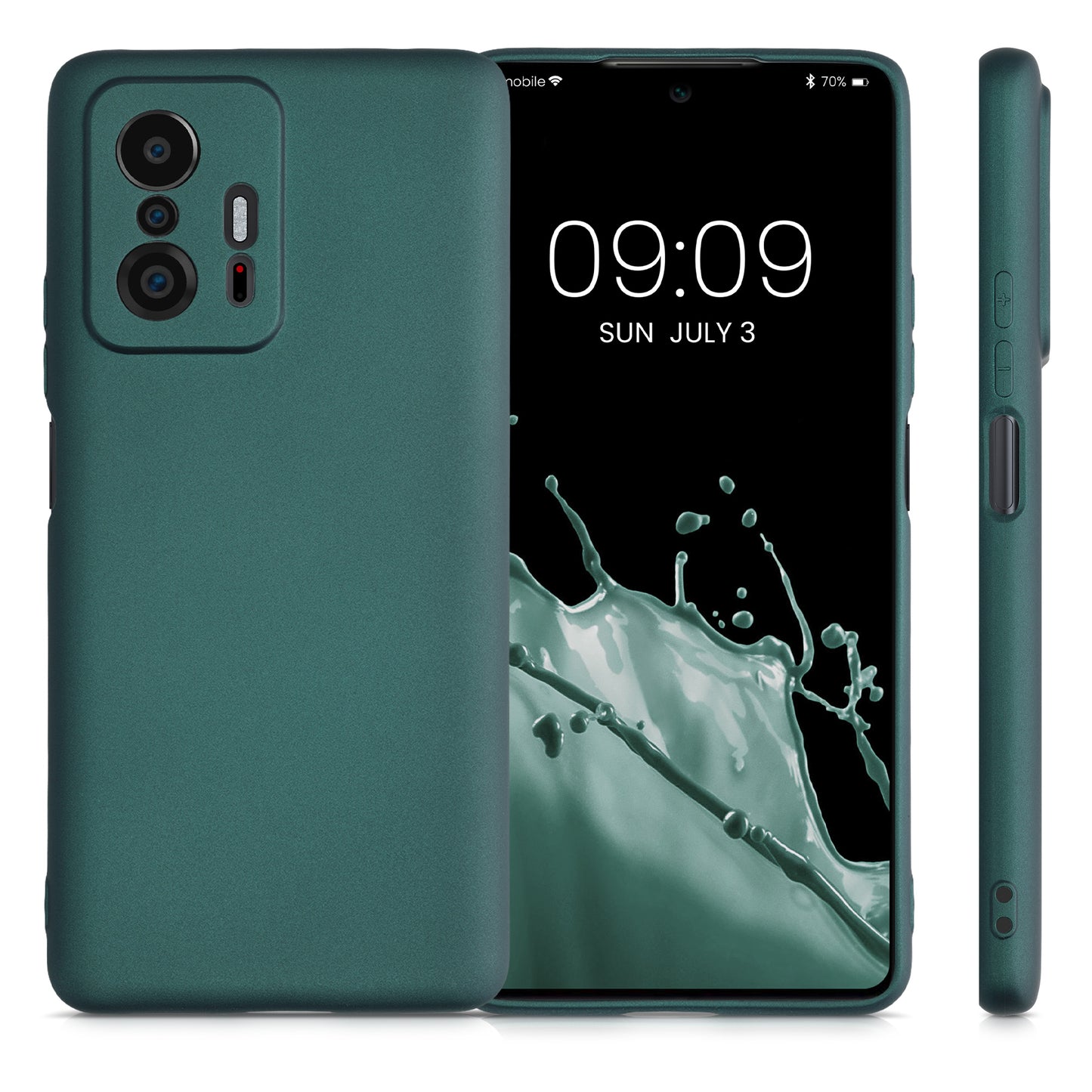 kwmobile Phone Case for Xiaomi 11T / 11T Pro Silicone Case Protective Cover