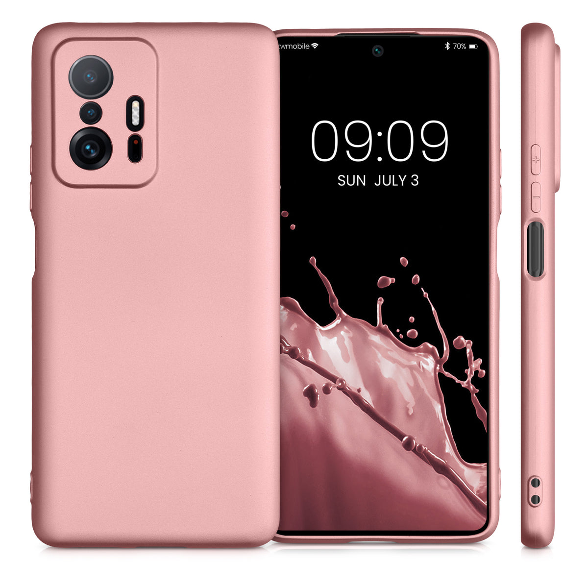 kwmobile Phone Case for Xiaomi 11T / 11T Pro Silicone Case Protective Cover