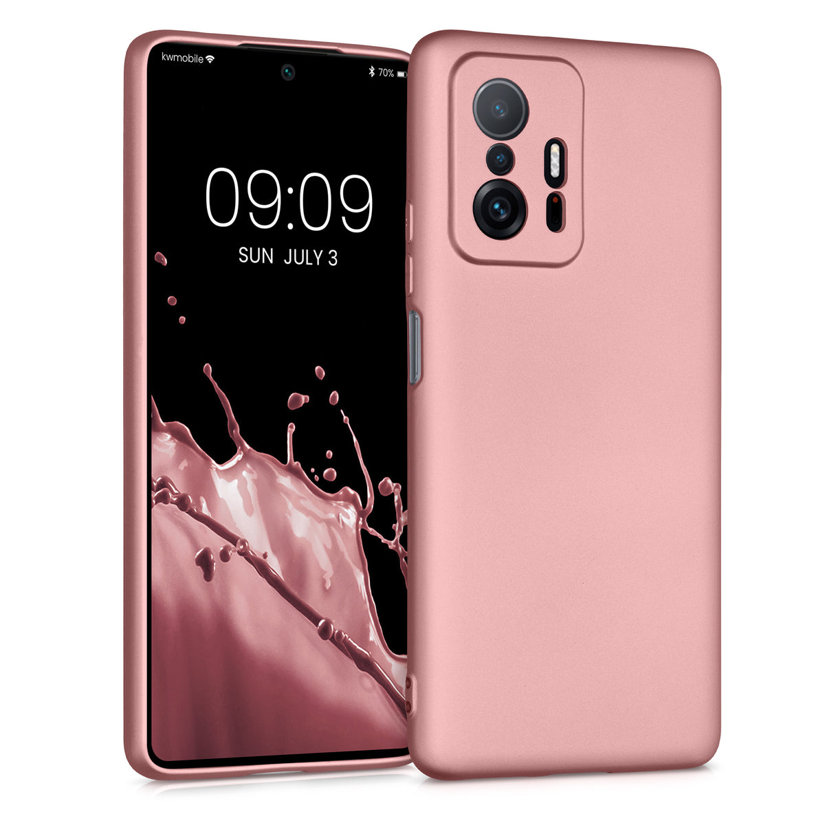 kwmobile Phone Case for Xiaomi 11T / 11T Pro Silicone Case Protective Cover