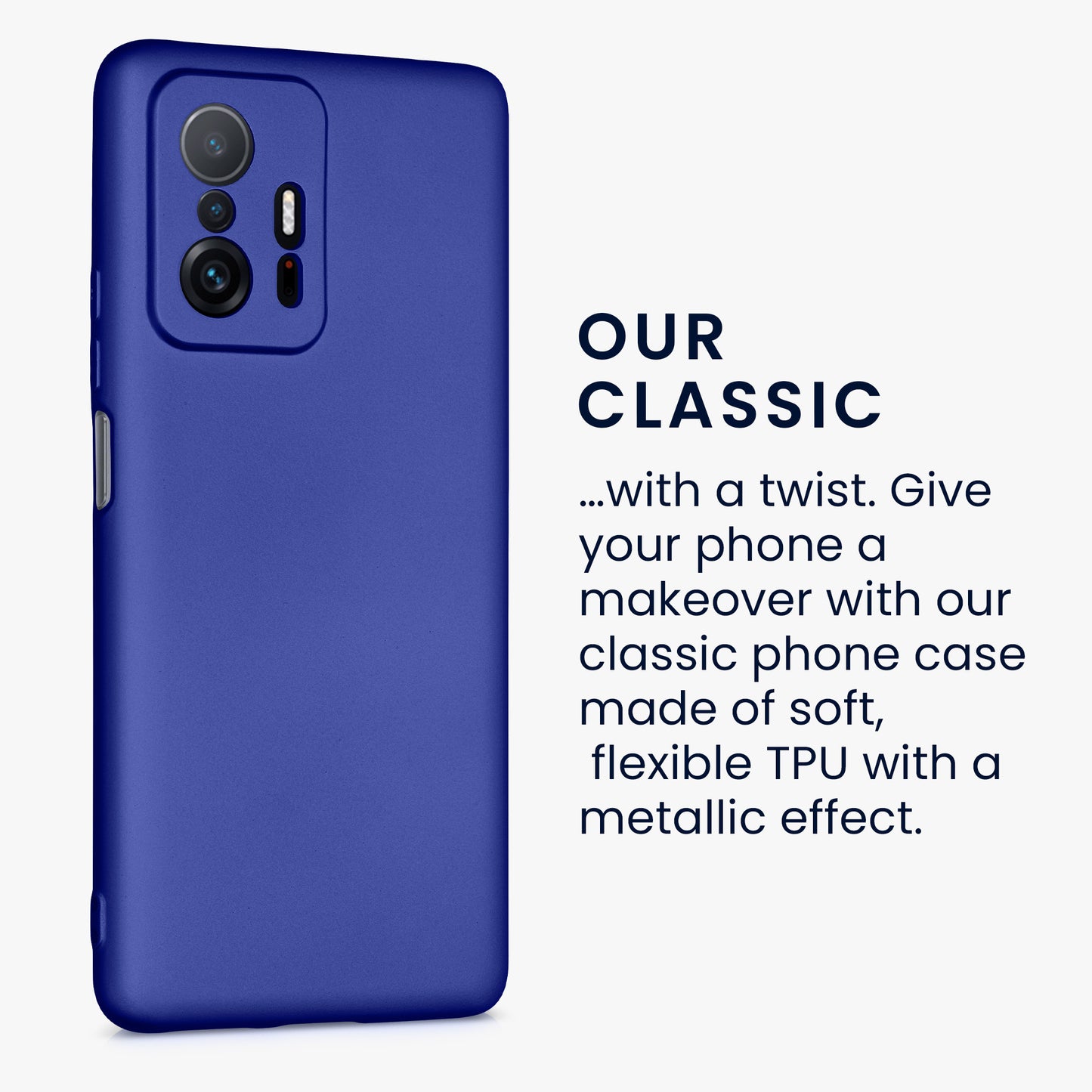 kwmobile Phone Case for Xiaomi 11T / 11T Pro Silicone Case Protective Cover