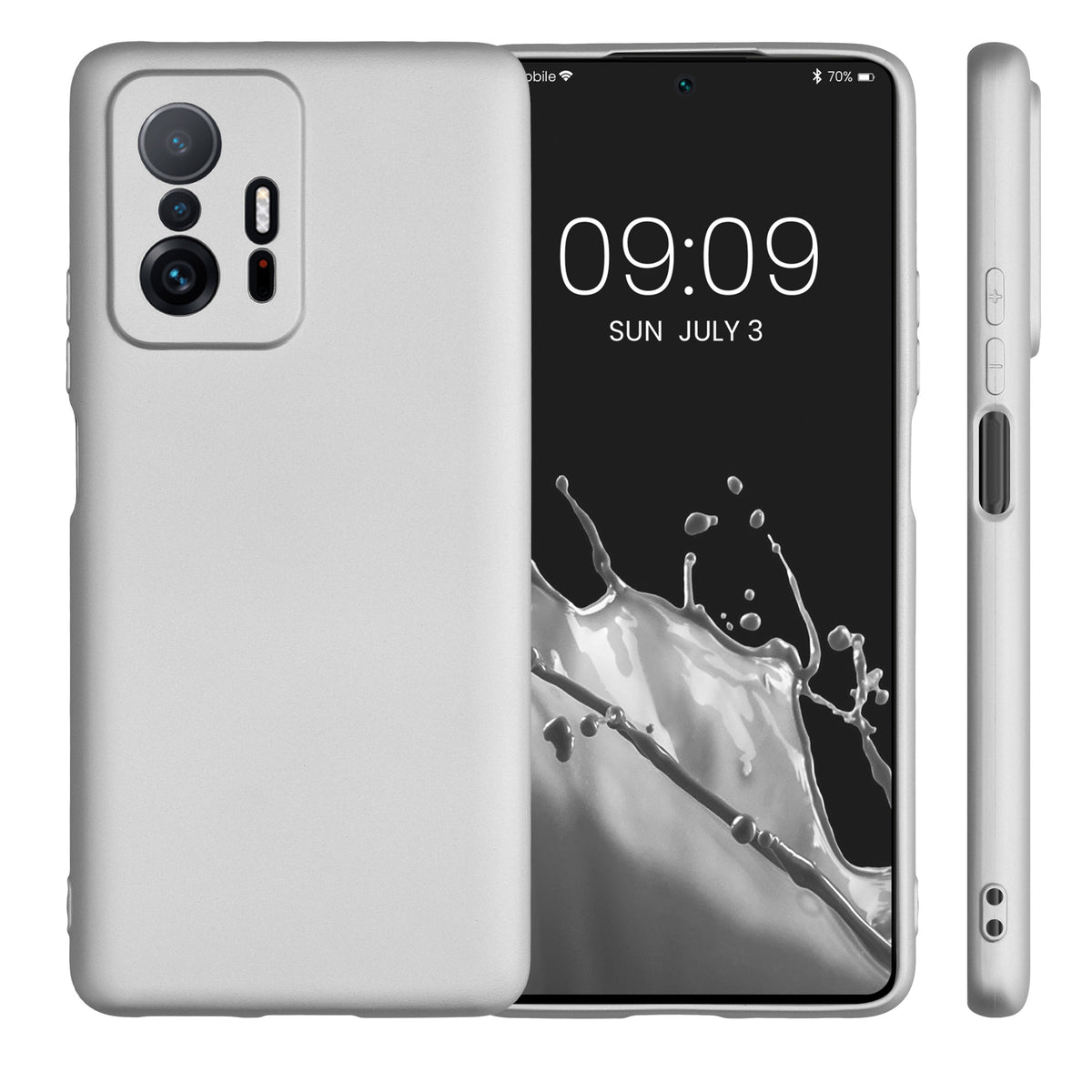 kwmobile Phone Case for Xiaomi 11T / 11T Pro Silicone Case Protective Cover