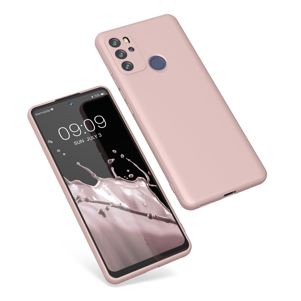 kwmobile Phone Case for Motorola Moto G60S Case Wireless Charging Protective Cover
