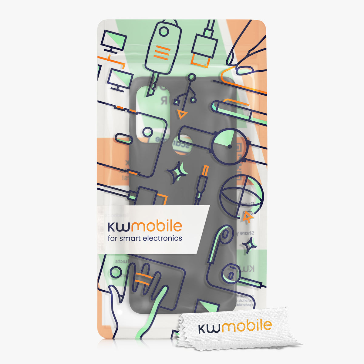kwmobile Phone Case for Motorola Moto G60S Case Wireless Charging Protective Cover