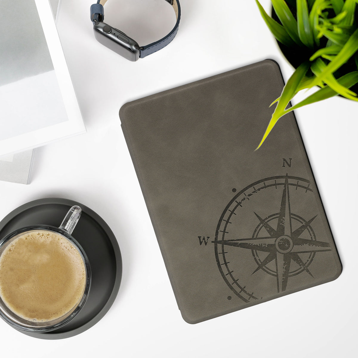 Faux Leather Flip Case for Kindle Paperwhite 11th Generation 2021