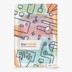 Samsung Galaxy Tab A8 10.5 Silicone Case Pink and Teal Gradient