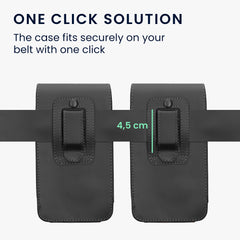 Belt Pouch Case for Cell Phones with Belt Clip 15.2 x 8 cm
