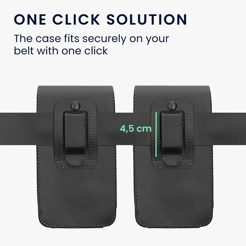 Belt Pouch Case for Cell Phones with Belt Clip 15.2 x 8 cm