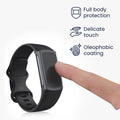 kwmobile Silikon Hülle für Fitbit Charge 6 / Charge 5 Schutzhülle - Fullbody Display Cover Set aus Silikon - Hüllen