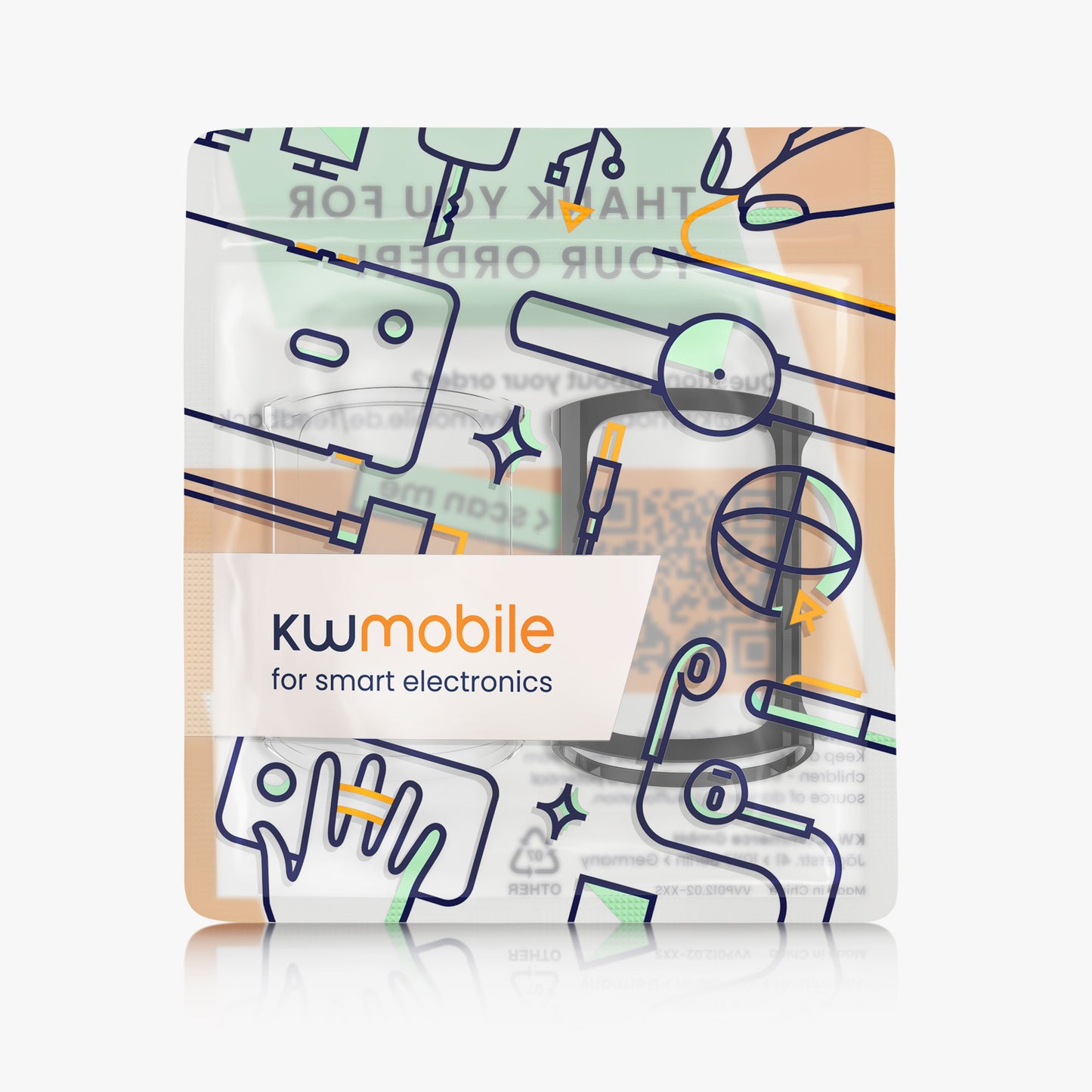 kwmobile Silikon Hülle für Fitbit Charge 6 / Charge 5 Schutzhülle - Fullbody Display Cover Set aus Silikon - Hüllen