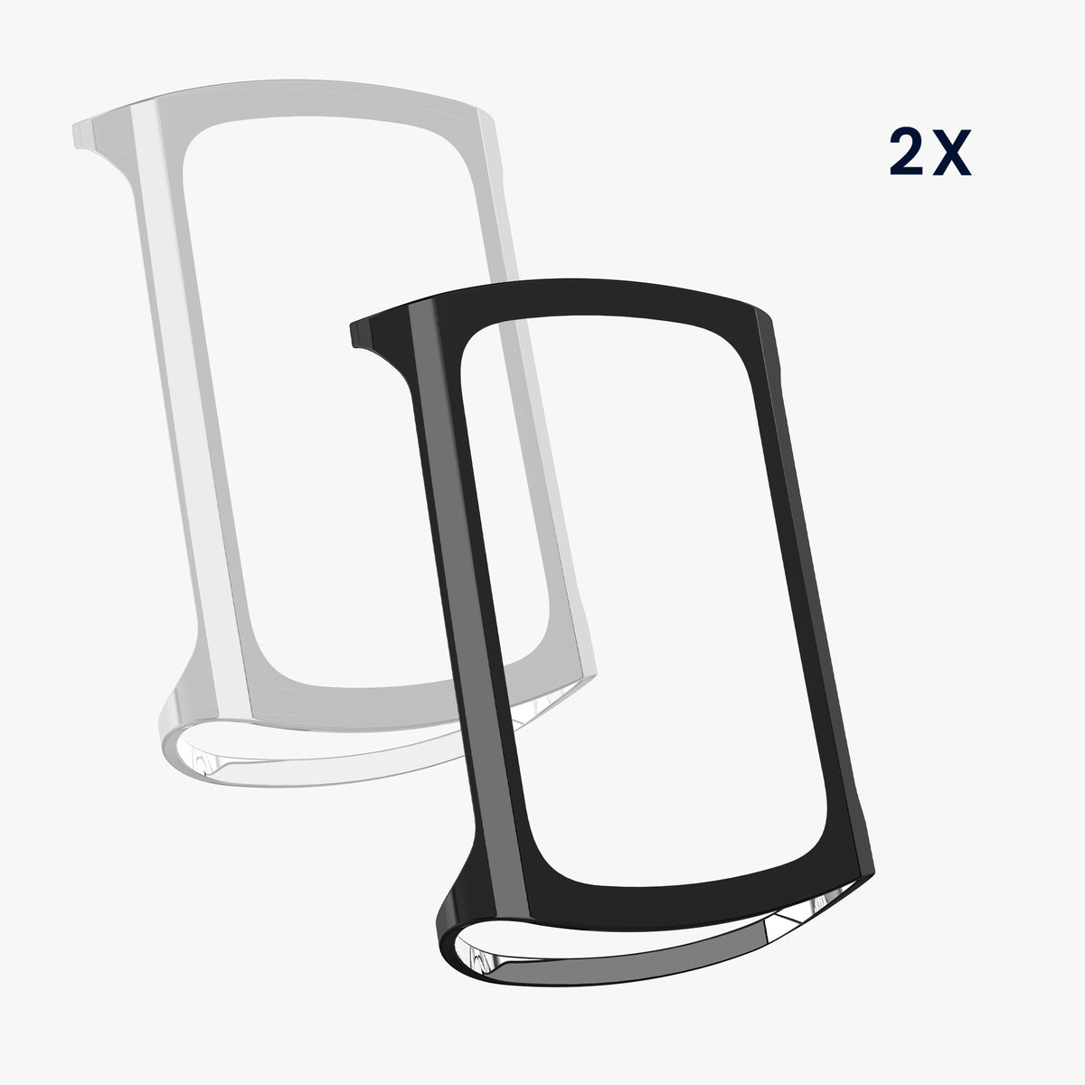 2x Fitbit Charge 6 / Charge 5 Silicone Fullbody Case with Screen Cover