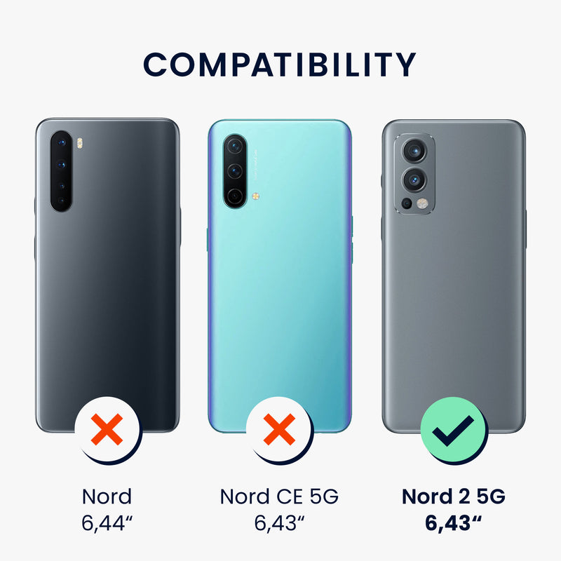 OnePlus Nord 2 5G Shockproof Hard Case with TPU Bumper