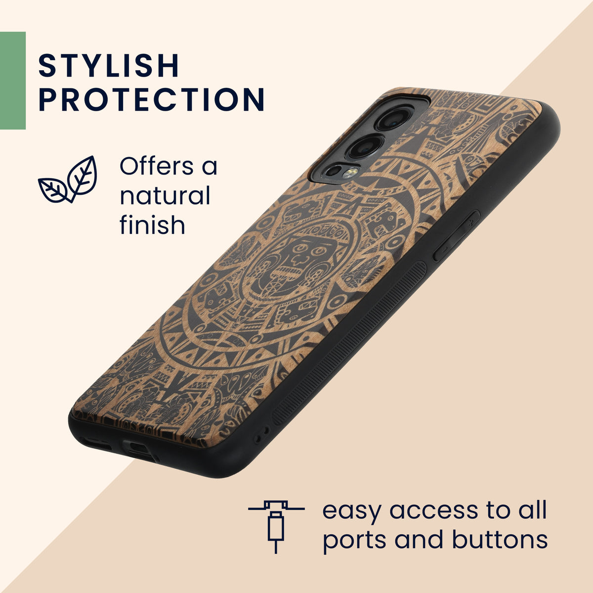 OnePlus Nord 2 5G Shockproof Hard Case with TPU Bumper